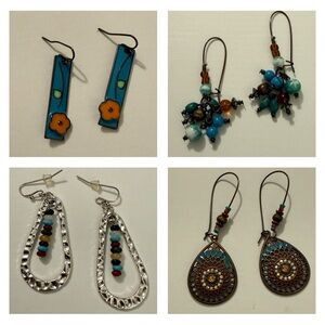 Colorful Bohemian Earrings Set